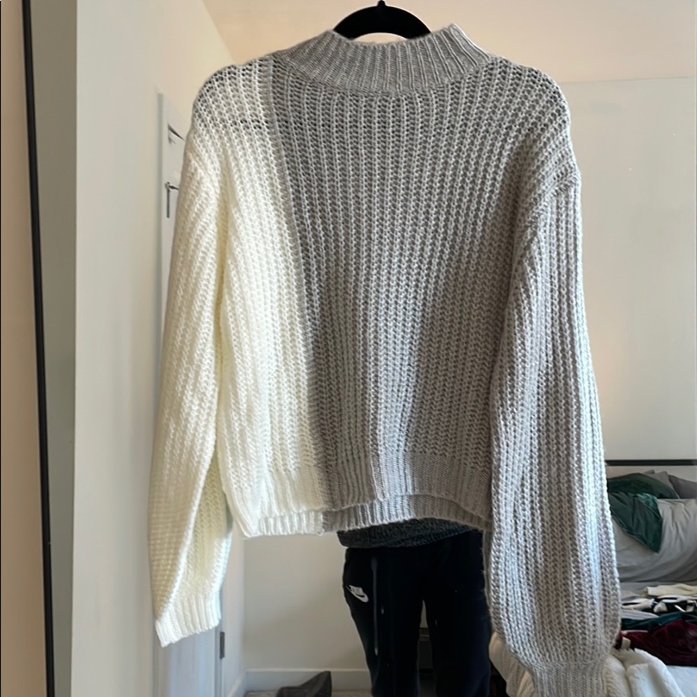 Two-toned sweater from Shein